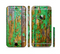 The Chipped Bright Green Wood Sectioned Skin Series for the Apple iPhone 6/6s Plus