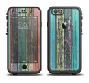 The Chipped Pastel Paint on Wood Apple iPhone 6/6s LifeProof Fre Case Skin Set