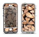 The Chopped Wood Logs Apple iPhone 5-5s LifeProof Nuud Case Skin Set