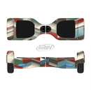 The Choppy 3d Red & Green Zigzag Pattern Full-Body Skin Set for the Smart Drifting SuperCharged iiRov HoverBoard