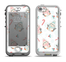The Christmas Suited Fat Penguins Apple iPhone 5-5s LifeProof Nuud Case Skin Set