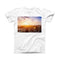 The Cityscape at Sunset ink-Fuzed Front Spot Graphic Unisex Soft-Fitted Tee Shirt