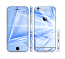 The Clear Blue HD Triangles Sectioned Skin Series for the Apple iPhone 6/6s