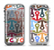 The Color Vector Anchor Collage Apple iPhone 5-5s LifeProof Nuud Case Skin Set