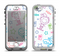 The Colored Happy Doodle Angels and Elves Apple iPhone 5-5s LifeProof Nuud Case Skin Set