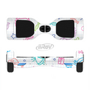 The Colored Happy Doodle Angels and Elves Full-Body Skin Set for the Smart Drifting SuperCharged iiRov HoverBoard