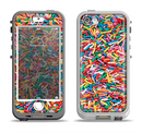 The Colorful Candy Sprinkles Apple iPhone 5-5s LifeProof Nuud Case Skin Set