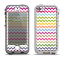 The Colorful Chevron Pattern Apple iPhone 5-5s LifeProof Nuud Case Skin Set