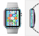 The Colorful Highlighted Vertical Stripes  Full-Body Skin Set for the Apple Watch