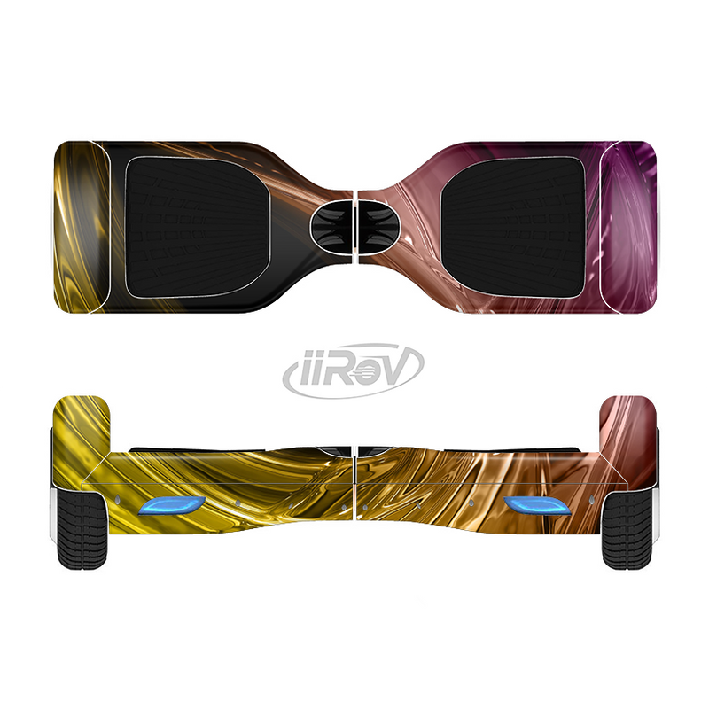 The Colorful Mercury Splash Full-Body Skin Set for the Smart Drifting SuperCharged iiRov HoverBoard