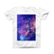 The Colorful Nebula ink-Fuzed Front Spot Graphic Unisex Soft-Fitted Tee Shirt