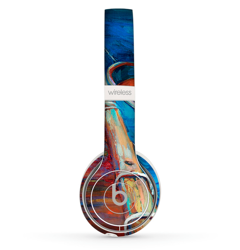 The Colorful Pastel Docked Boats Skin Set for the Beats by Dre Solo 2 Wireless Headphones