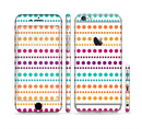 The Colorful Polka Dots on White Sectioned Skin Series for the Apple iPhone 6/6s