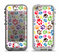 The Colorful Scattered Paw Prints Apple iPhone 5-5s LifeProof Nuud Case Skin Set