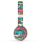 The Colorful Scratched Mustache Pattern Skin Set for the Beats by Dre Solo 2 Wireless Headphones