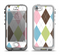 The Colorful Stitched Plaid Shapes Apple iPhone 5-5s LifeProof Nuud Case Skin Set