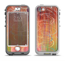 The Colorful Stripes and Swirls V43 Apple iPhone 5-5s LifeProof Nuud Case Skin Set