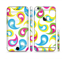 The Colorful Swirl Pattern Sectioned Skin Series for the Apple iPhone 6/6s