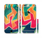 The Colorful WIld Abstract Color Pattern Sectioned Skin Series for the Apple iPhone 6/6s Plus