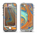 The Colorful Wet Paint Mixture Apple iPhone 5-5s LifeProof Nuud Case Skin Set