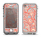 The Coral Abstract Pattern V34 Apple iPhone 5-5s LifeProof Nuud Case Skin Set