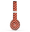 The Coral & Black Sketch Chevron Skin Set for the Beats by Dre Solo 2 Wireless Headphones