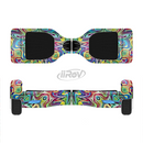 The Crazy Neon Mirrored Swirls Full-Body Skin Set for the Smart Drifting SuperCharged iiRov HoverBoard