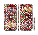 The Creative Colorful Swirl Design Sectioned Skin Series for the Apple iPhone 6/6s
