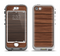 The Dark-Grained Wood Planks V4 Apple iPhone 5-5s LifeProof Nuud Case Skin Set