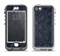 The Dark Black & Purple Delicate Pattern Apple iPhone 5-5s LifeProof Nuud Case Skin Set