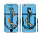 The Dark Blue Anchor with Rope Sectioned Skin Series for the Apple iPhone 6/6s