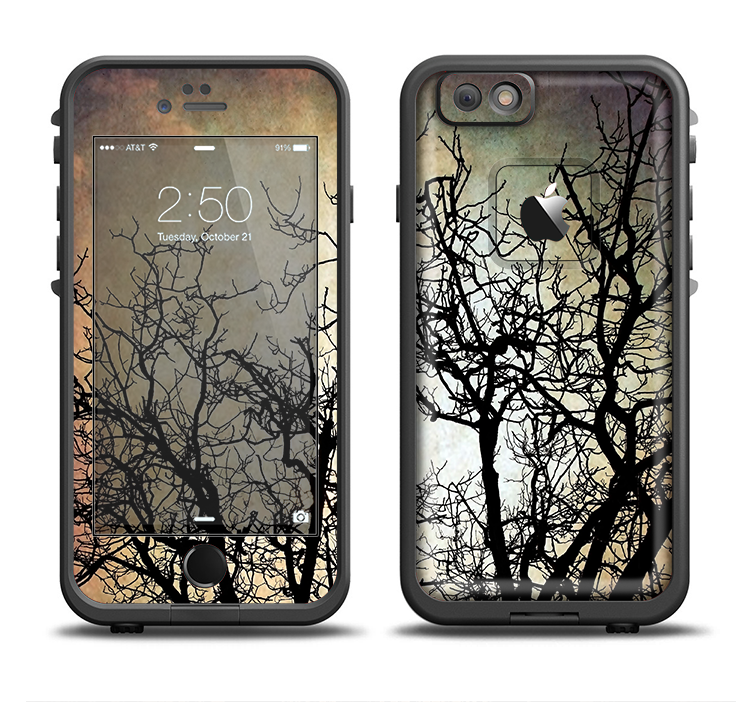 The Dark Branches Bright Sky Apple iPhone 6/6s LifeProof Fre Case Skin Set