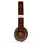 The Dark Brown Wood Grain Skin Set for the Beats by Dre Solo 2 Wireless Headphones