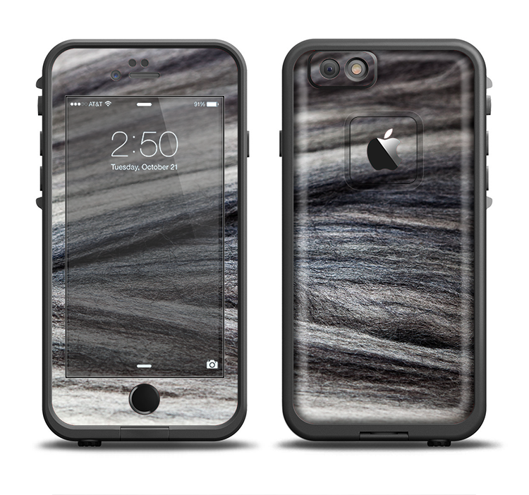 The Dark Colored Frizzy Texture Apple iPhone 6/6s LifeProof Fre Case Skin Set