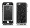 The Dark Gray & Black Paisley Apple iPhone 5-5s LifeProof Nuud Case Skin Set