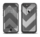 The Dark Gray Wide Chevron Apple iPhone 6/6s LifeProof Fre Case Skin Set