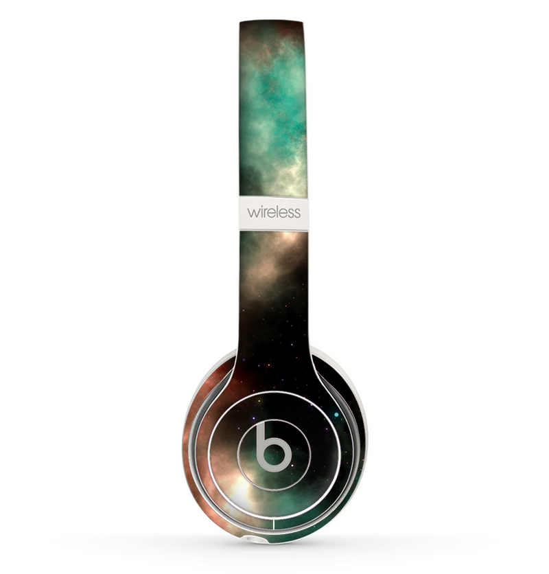 The Dark Green Glowing Universe Skin Set for the Beats by Dre Solo 2 Wireless Headphones