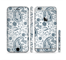 The Dark Green Highlighted Paisley Pattern Sectioned Skin Series for the Apple iPhone 6/6s