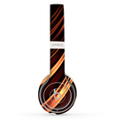 The Dark Orange Shadow Fabric Skin Set for the Beats by Dre Solo 2 Wireless Headphones