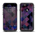 The Dark Purple Highlighted Tile Pattern Apple iPhone 6/6s LifeProof Fre Case Skin Set