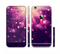 The Dark Purple with Desending Lightdrops Sectioned Skin Series for the Apple iPhone 6/6s