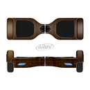 The Dark Quartered Wood Full-Body Skin Set for the Smart Drifting SuperCharged iiRov HoverBoard