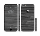 The Dark Slate Wood Sectioned Skin Series for the Apple iPhone 6/6s