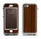 The Dark Walnut Wood Apple iPhone 5-5s LifeProof Nuud Case Skin Set