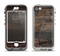 The Dark Wooden Worn Planks Apple iPhone 5-5s LifeProof Nuud Case Skin Set