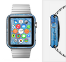 The Deep Blue Ice Texture Full-Body Skin Set for the Apple Watch