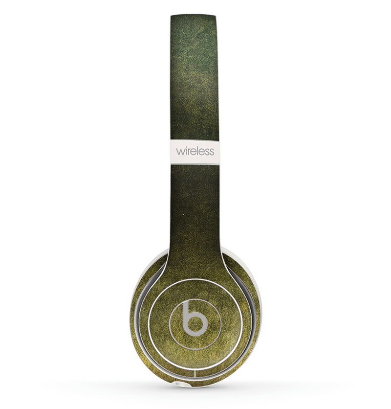 The Deep Green Tree Pastel Painting Skin Set for the Beats by Dre Solo 2 Wireless Headphones