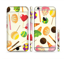 The Delish Treats Color Pattern Sectioned Skin Series for the Apple iPhone 6/6s