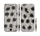 The Dotted Black & White Animal Fur Sectioned Skin Series for the Apple iPhone 6/6s