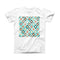 The Dotted Moroccan pattern ink-Fuzed Front Spot Graphic Unisex Soft-Fitted Tee Shirt
